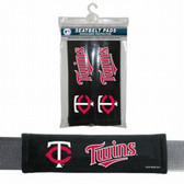 Minnesota Twins Velour Seat Belt Pads