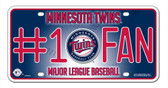 Minnesota Twins License Plate - #1 Fan