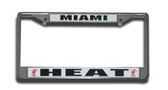 Miami Heat Chrome License Plate Frame