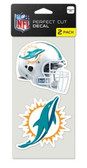 Miami Dolphins Set of 2 Die Cut Decals