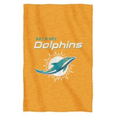 Miami Dolphins 54"x84"Sweatshirt Blanket - Script Design