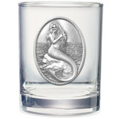 Mermaid Double Old Fashioned Glass Set