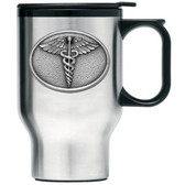 Medical Pewter Logo Travel Mug