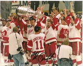 Matthieu Dandenault Detroit Red Wings Signed 8x10 Photo