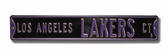 Los Angeles Lakers Court Street Sign 38028-AUTHSS