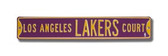 Los Angeles Lakers Court Street Sign 38009-AUTHSS
