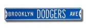 Los Angeles Dodgers Brooklyn Dodgers Avenue Sign'