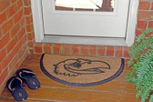 Kansas Jayhawks Half Moon Door Mat