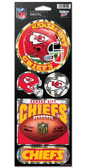 Kansas City Chiefs Prismatic Stickers