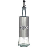 Jesus Fish Pour Spout Stainless Steel Bottle