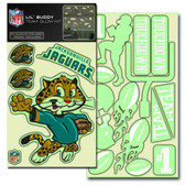 Jacksonville Jaguars Lil' Buddy Glow In The Dark Decal Kit