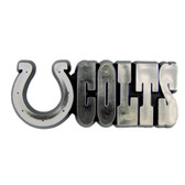 Indianapolis Colts Silver Auto Emblem
