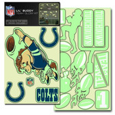 Indianapolis Colts Lil' Buddy Glow In The Dark Decal Kit