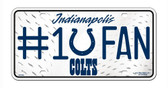 Indianapolis Colts License Plate - #1 Fan