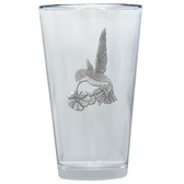 Hummingbird Pint Glass