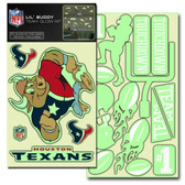 Houston Texans Lil' Buddy Glow In The Dark Decal Kit