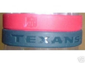 Houston Texans 3 Pack Wristband Set