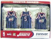 Houston Rockets Road Jersey Magnet Set