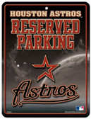 Houston Astros Metal Parking Sign