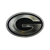 Green Bay Packers Silver Auto Emblem