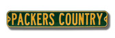 Green Bay Packers Packers Country Street Sign