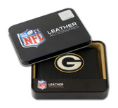 Green Bay Packers Embroidered Leather Tri-Fold Wallet