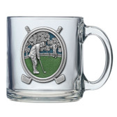 Golf Coffee Mug Set Clear