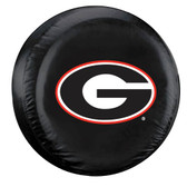Georgia Bulldogs Black Tire Cover - Size Large