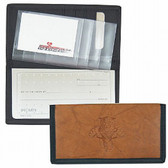 Florida Panthers Leather/Nylon Embossed Checkbook Cover