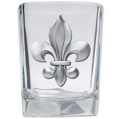 Fleur de Lis Square Shot Glass Set