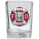 Fire Fighter Square Shot Glass Set