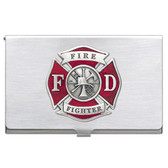 Fire Fighter Business Card Case Set