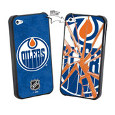 Edmonton Oilers iPhone 5 NHL  Broken Glass Lenticular Case