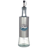 Dolphin Colored Logo Pour Spout Stainless Steel Bottle