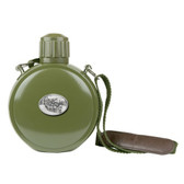 Dog Sled Team Canteen with Compass