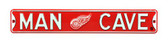 Detroit Red Wings Man Cave Street Sign