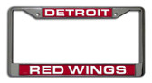 Detroit Red Wings Laser Cut Chrome License Plate Frame