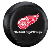 Detroit Red Wings Black Spare Tire Cover
