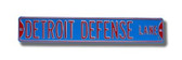 Detroit Pistons Detroit Defense Street Sign