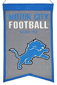 Detroit Lions Wool Franchise Banner