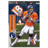Denver Broncos Peyton Manning 11"x17" Multi-Use Decal Sheet