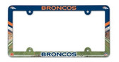 Denver Broncos License Plate Frame - Full Color