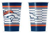 Denver Broncos Disposable Paper Cups