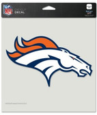 Denver Broncos Die-Cut Decal - 8"x8" Color