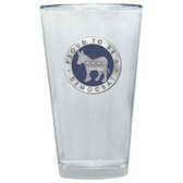 Democrat Colored Logo Pint Glass