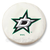 Dallas Stars White Tire Cover, Small