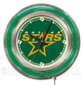 Dallas Stars Neon Clock