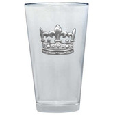 Crown Pint Glass