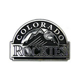 Colorado Rockies Silver Auto Emblem