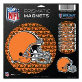 Cleveland Browns Magnets - 11"x11" Prismatic Sheet